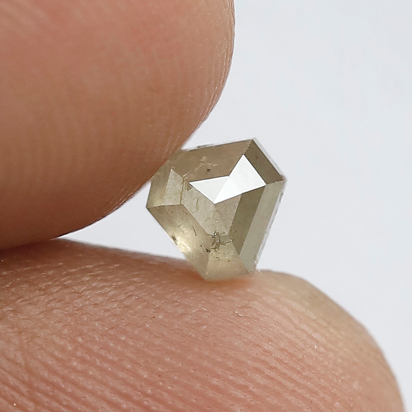 0.48 CT Geometric Cut Modified Shape Natural Rustic Diamond