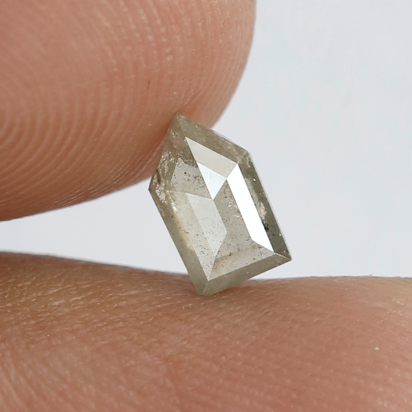 0.44 CT Bullet Shape Loose Natural Brownish Color Rustic Diamond