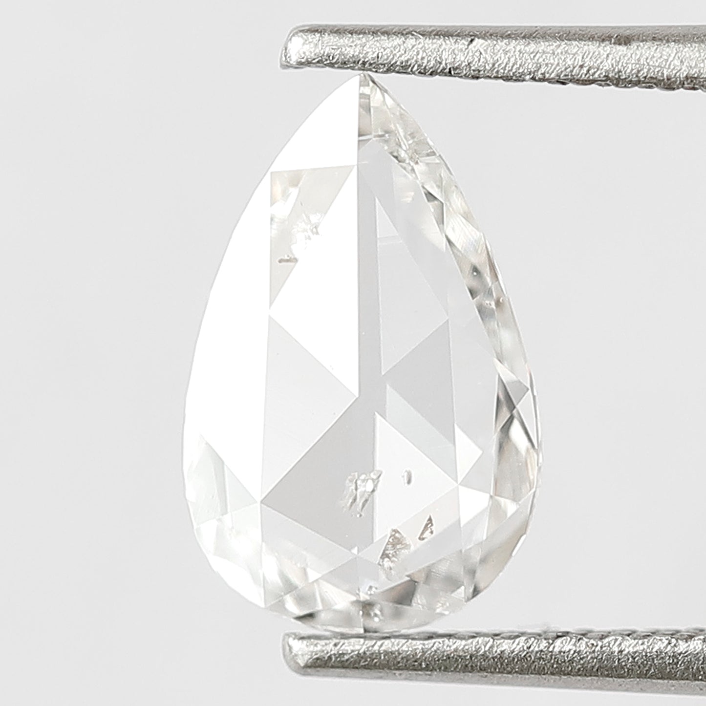 1 CT Pear Shape Diamond 10.2 x 6.5 x 1.8 MM Loose Natural GH Color Si Clarity Conflict Free Rose Cut Best Quality Diamond For Proposal Ring