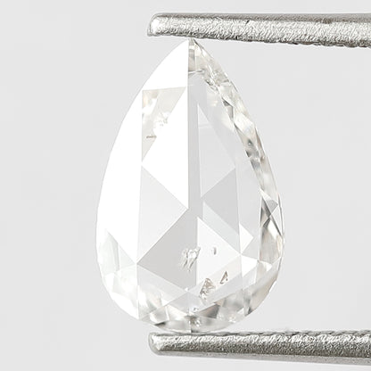 1 CT Pear Shape Diamond 10.2 x 6.5 x 1.8 MM Loose Natural GH Color Si Clarity Conflict Free Rose Cut Best Quality Diamond For Proposal Ring