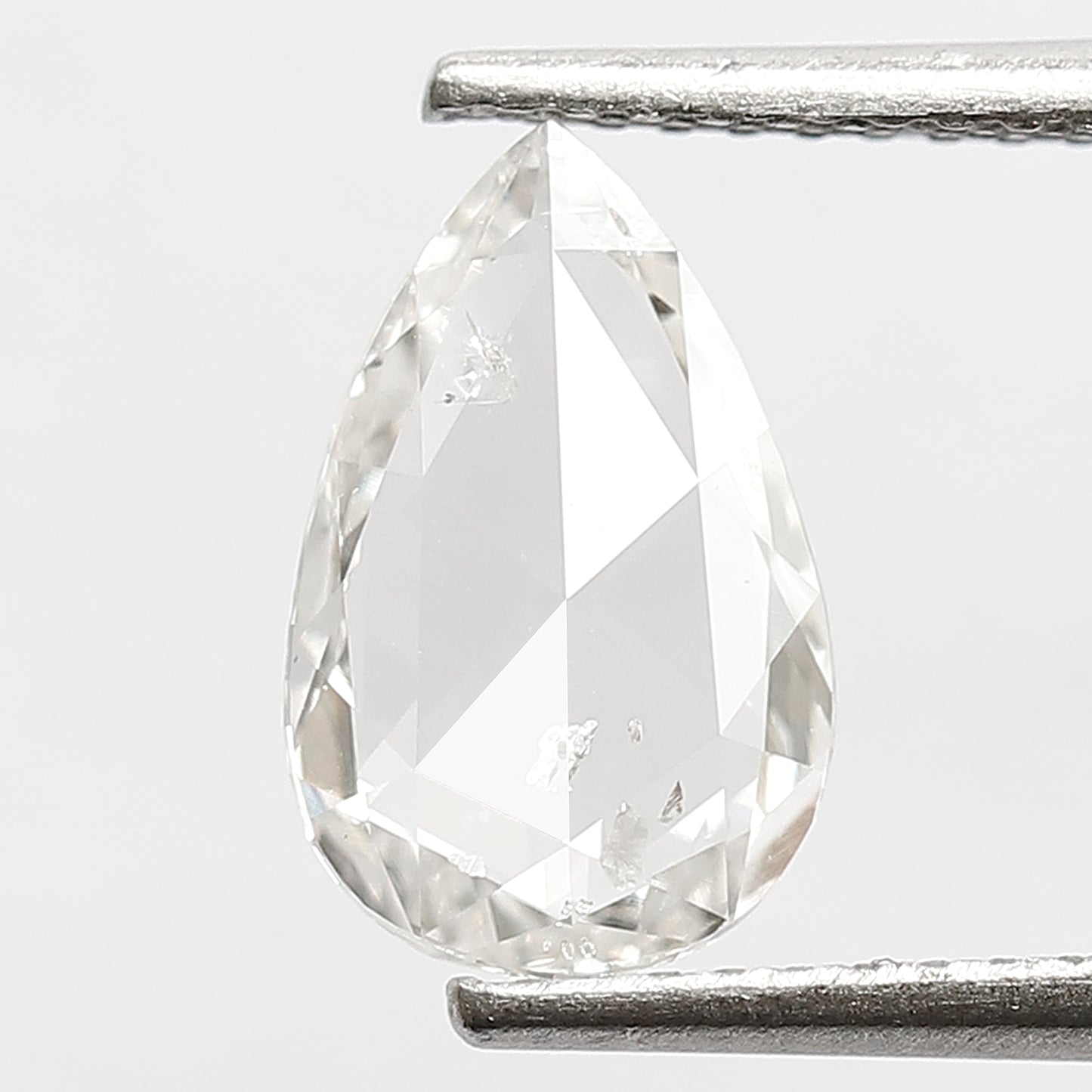 1 CT Pear Shape Diamond 10.2 x 6.5 x 1.8 MM Loose Natural GH Color Si Clarity Conflict Free Rose Cut Best Quality Diamond For Proposal Ring