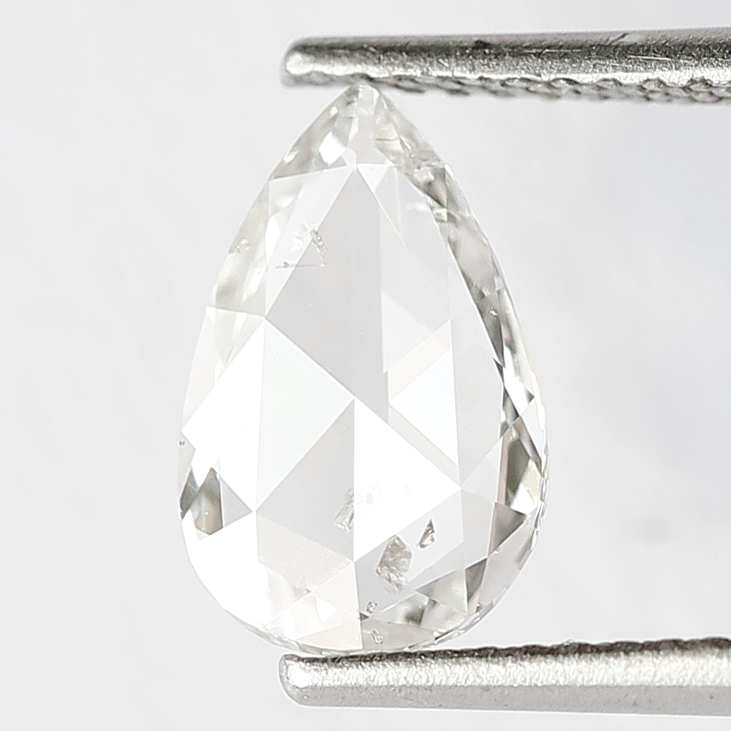1 CT Pear Shape Diamond 10.2 x 6.5 x 1.8 MM Loose Natural GH Color Si Clarity Conflict Free Rose Cut Best Quality Diamond For Proposal Ring