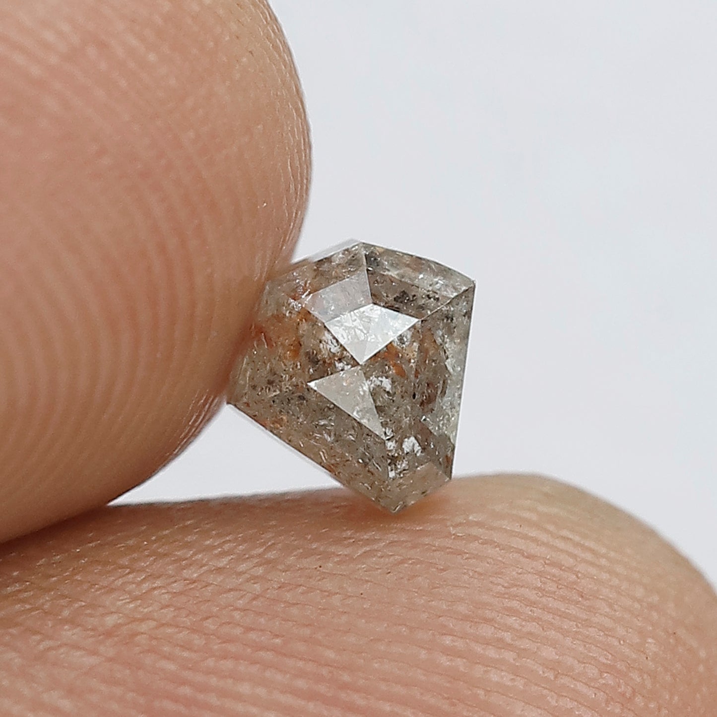 0.79 CT Antique Cut Fancy Reddish Color Loose Natural Rustic Diamond