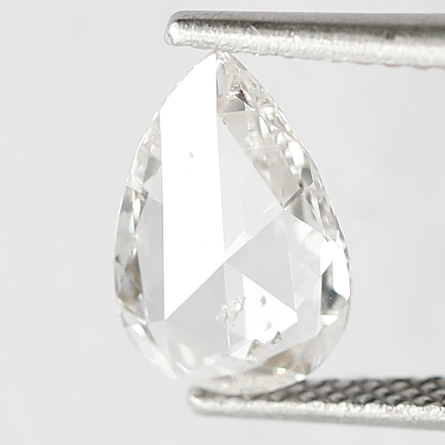 1 CT Pear Shape Diamond 10.2 x 6.5 x 1.8 MM Loose Natural GH Color Si Clarity Conflict Free Rose Cut Best Quality Diamond For Proposal Ring