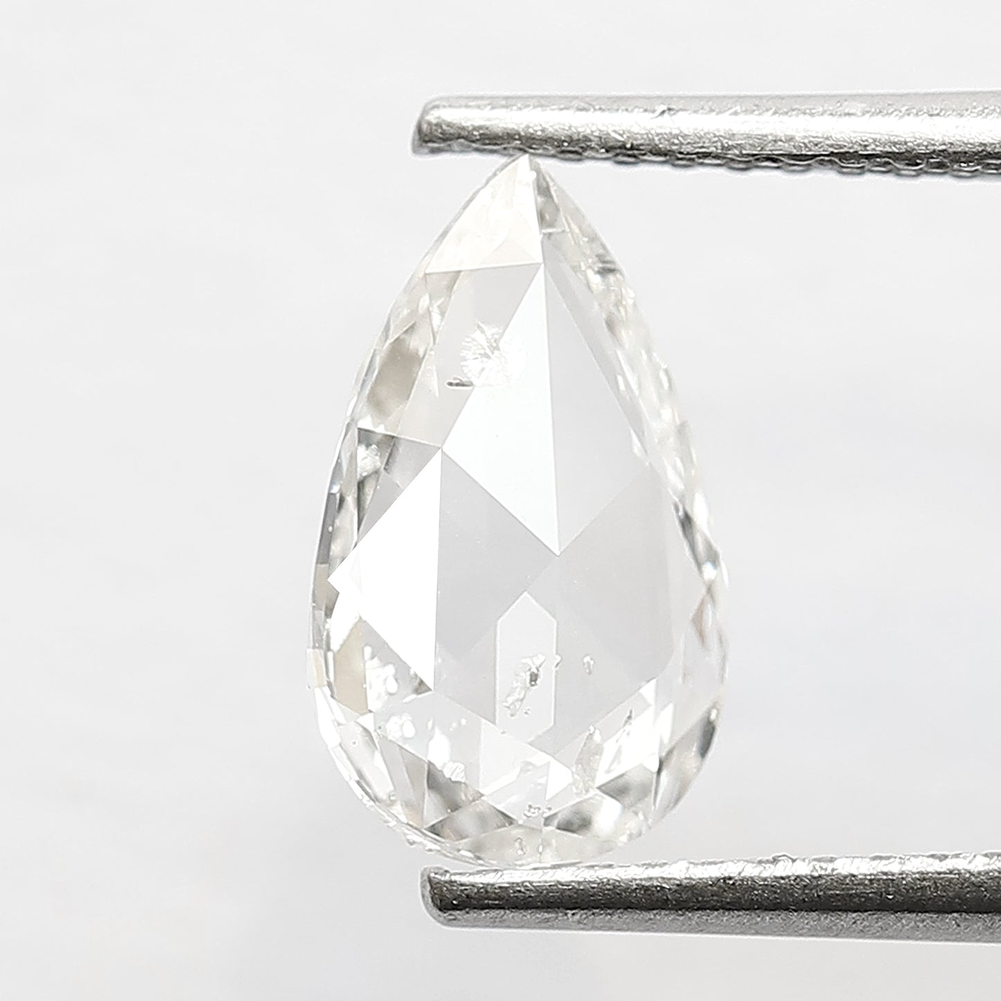 1 CT Pear Shape Diamond 10.2 x 6.5 x 1.8 MM Loose Natural GH Color Si Clarity Conflict Free Rose Cut Best Quality Diamond For Proposal Ring