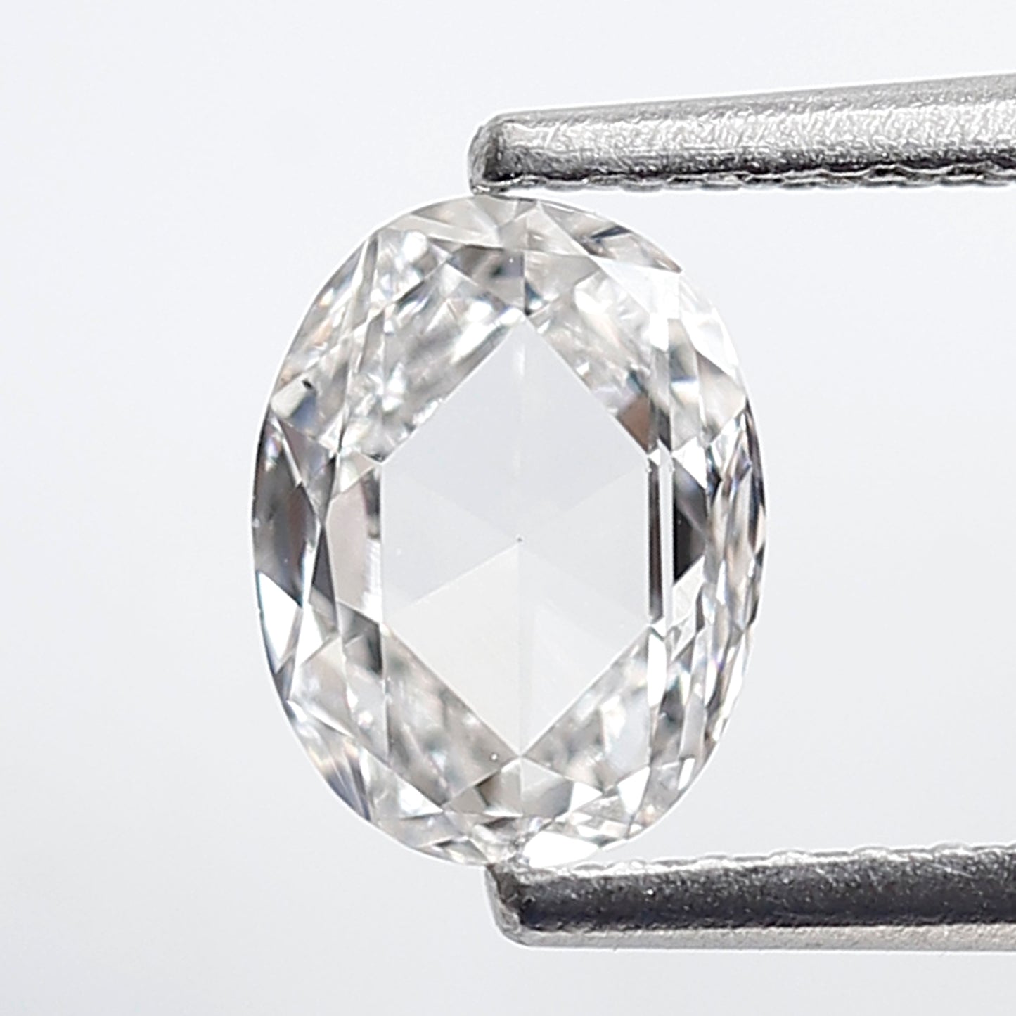 Natural 0.76 Ct Oval Shape Rose Cut Diamond, 6.80x5.20 mm Loose Diamond for Custom Jewelry, Ring Making Stone