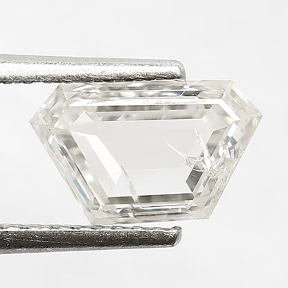 1.37 CT 5.8 x 9.3 x 2.6 MM Geometric Shape Diamond Natural GH Color and SI Clarity Portrait Cut Diamond For Custom Made Bespoke Jewelry