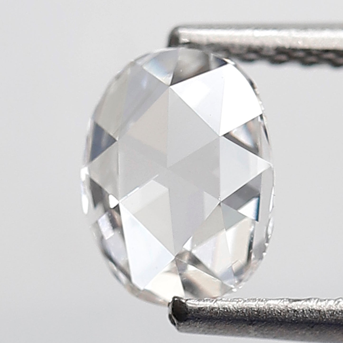 Natural 0.76 Ct Oval Shape Rose Cut Diamond, 6.80x5.20 mm Loose Diamond for Custom Jewelry, Ring Making Stone