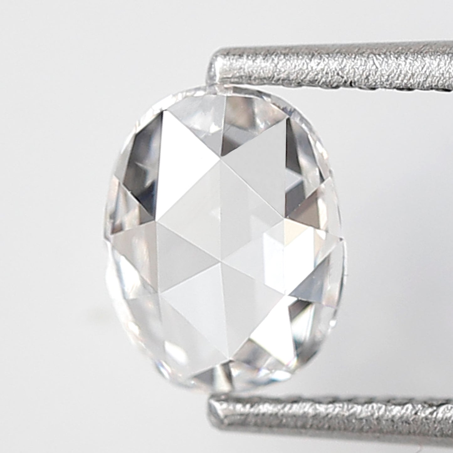 Natural 0.76 Ct Oval Shape Rose Cut Diamond, 6.80x5.20 mm Loose Diamond for Custom Jewelry, Ring Making Stone