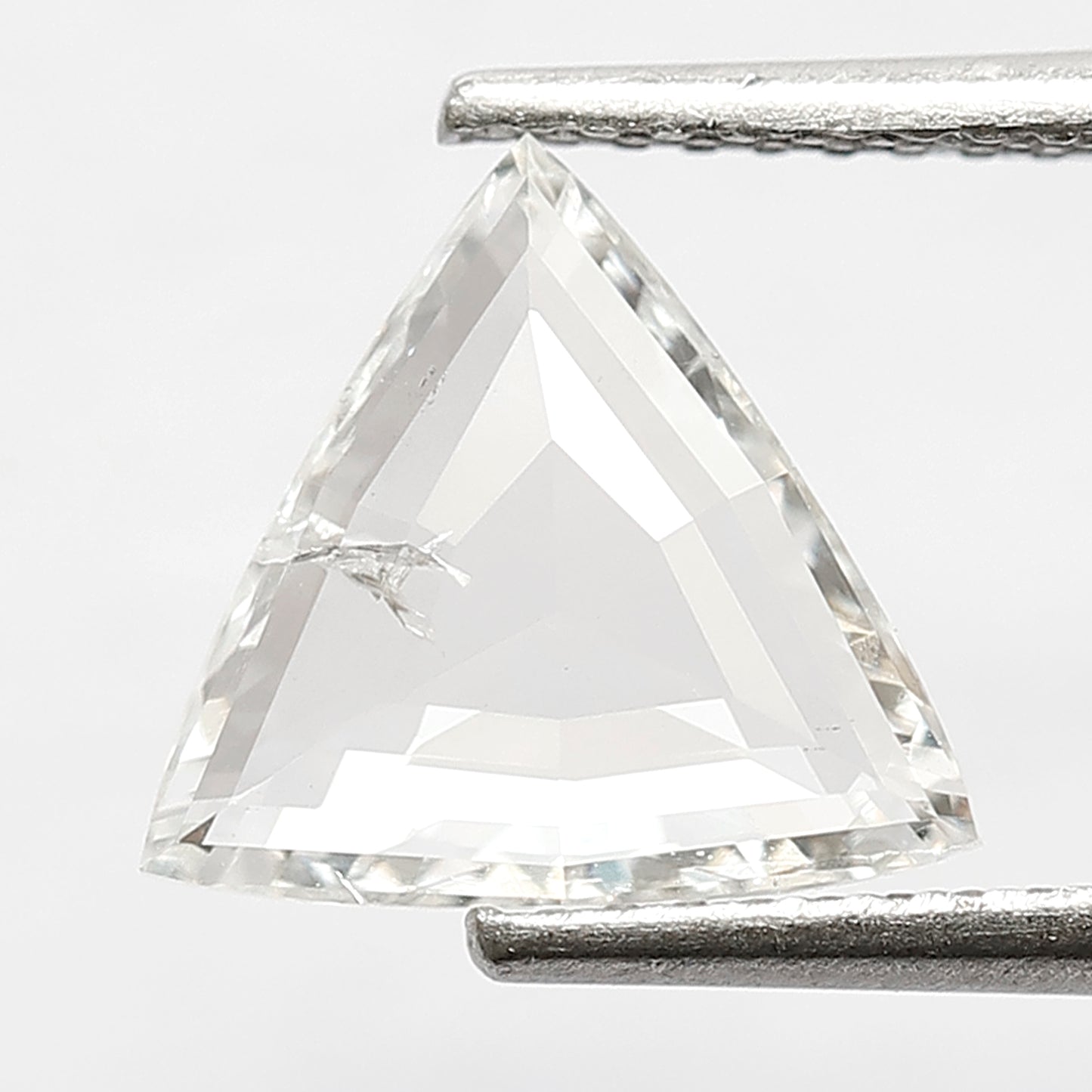 1.51 CT Triangle Shape Rose cut Diamond FG Color SI Clarity 8.90 MM Loose Natural Diamond