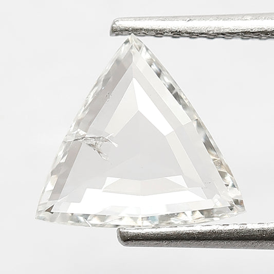 1.51 CT Triangle Shape Rose cut Diamond FG Color SI Clarity 8.90 MM Loose Natural Diamond