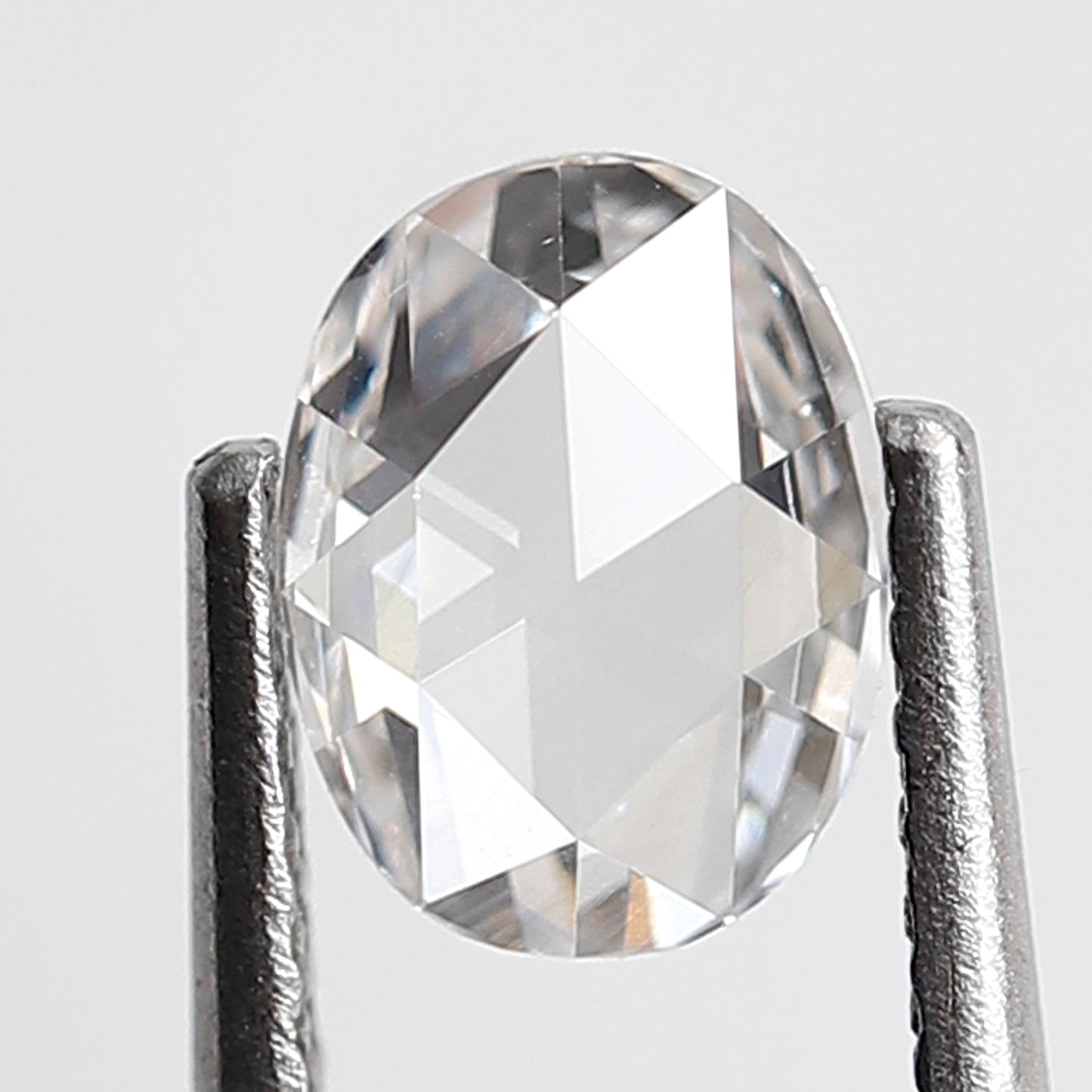 Natural 0.76 Ct Oval Shape Rose Cut Diamond, 6.80x5.20 mm Loose Diamond for Custom Jewelry, Ring Making Stone