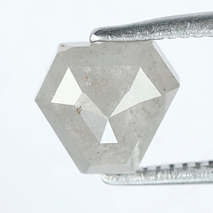 1.18 CT Grey Color Modified Geometric Shape Natural loose Diamond