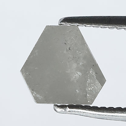 1.18 CT Grey Color Modified Geometric Shape Natural loose Diamond