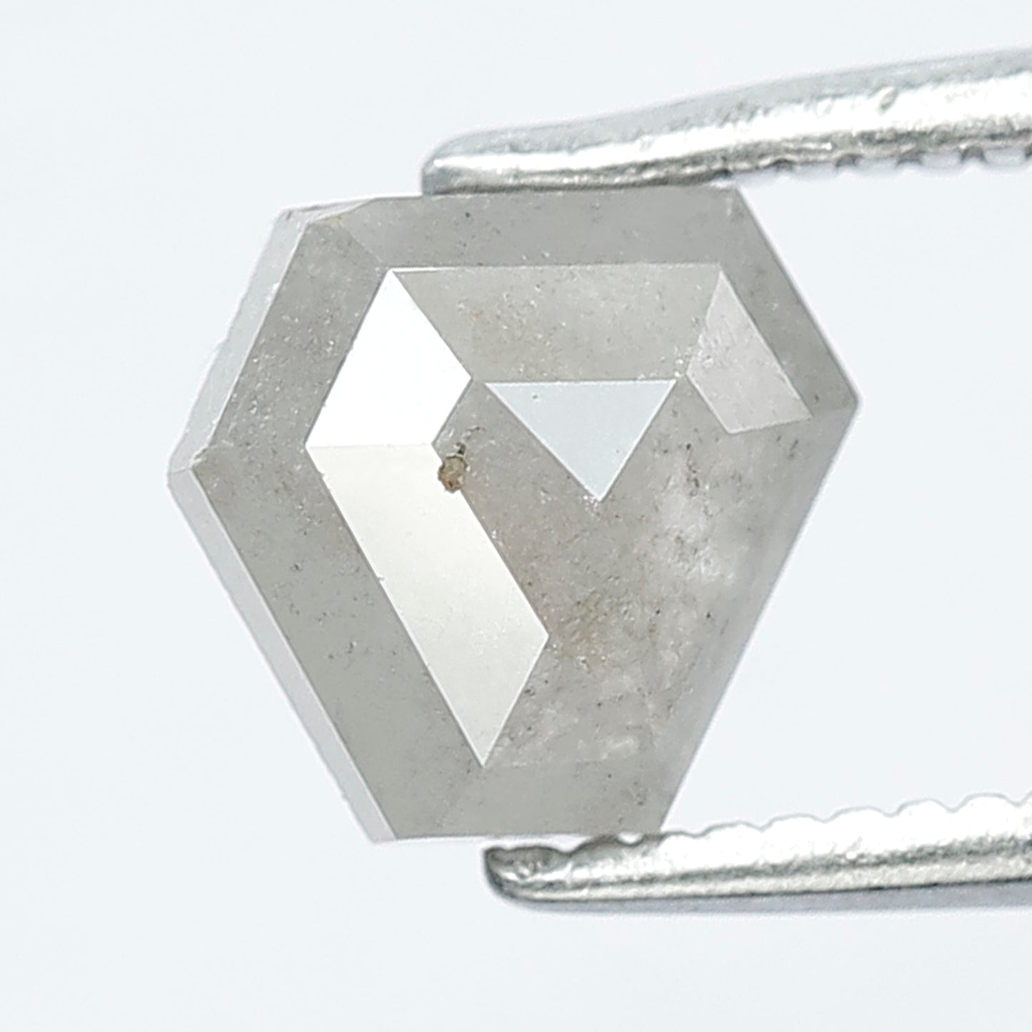 1.18 CT Grey Color Modified Geometric Shape Natural loose Diamond
