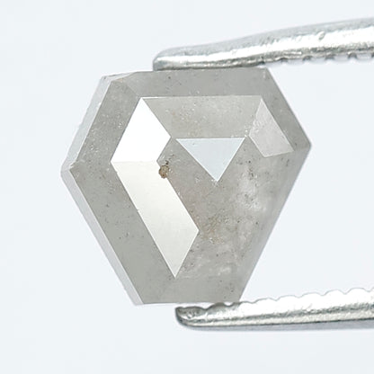 1.18 CT Grey Color Modified Geometric Shape Natural loose Diamond