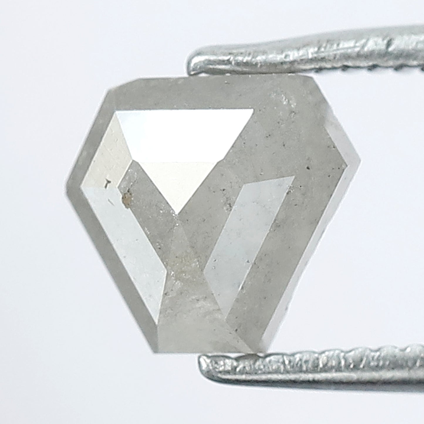 1.18 CT Grey Color Modified Geometric Shape Natural loose Diamond
