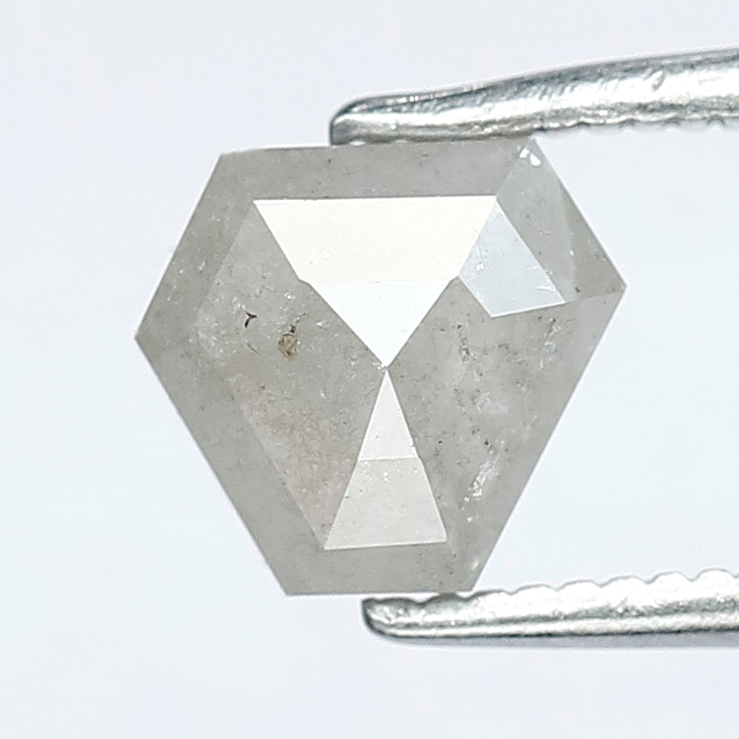 1.18 CT Grey Color Modified Geometric Shape Natural loose Diamond