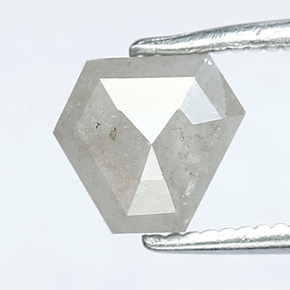 1.18 CT Grey Color Modified Geometric Shape Natural loose Diamond