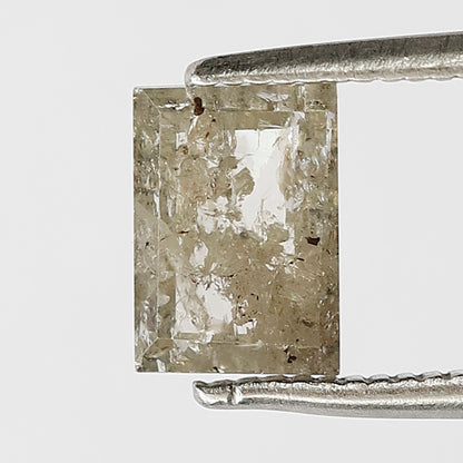 1.10 CT geometric shape salt and pepper diamond 7 mm natural loose diamond brown Translucent for her gift
