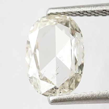 1.15 CT Natural IJ Color SI Clarity Diamond 9.20 MM Loose Natural Oval Shape Rose Cut Diamond Custom Engagement Ring