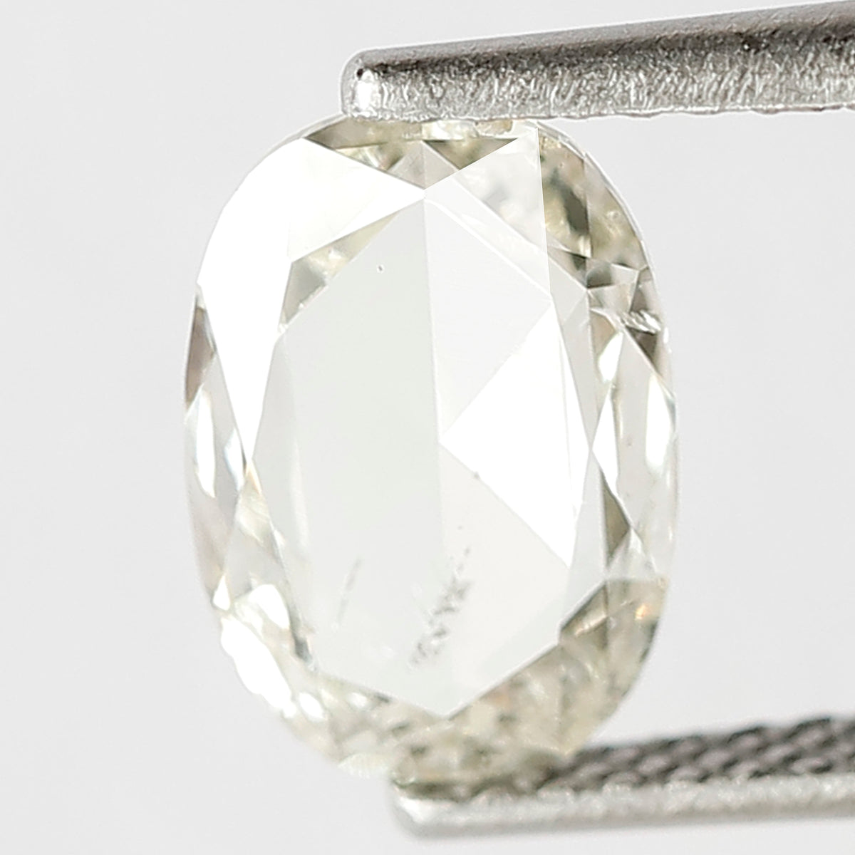 1.15 CT Natural IJ Color SI Clarity Diamond 9.20 MM Loose Natural Oval Shape Rose Cut Diamond Custom Engagement Ring