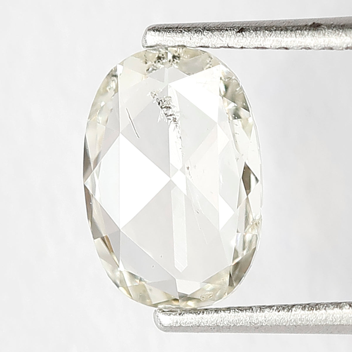 1.15 CT Natural IJ Color SI Clarity Diamond 9.20 MM Loose Natural Oval Shape Rose Cut Diamond Custom Engagement Ring