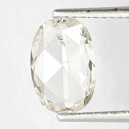 1.15 CT Natural IJ Color SI Clarity Diamond 9.20 MM Loose Natural Oval Shape Rose Cut Diamond Custom Engagement Ring