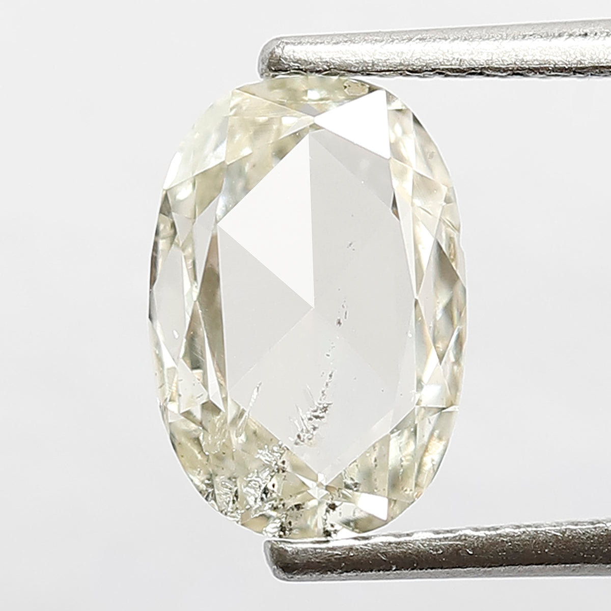 1.15 CT Natural IJ Color SI Clarity Diamond 9.20 MM Loose Natural Oval Shape Rose Cut Diamond Custom Engagement Ring