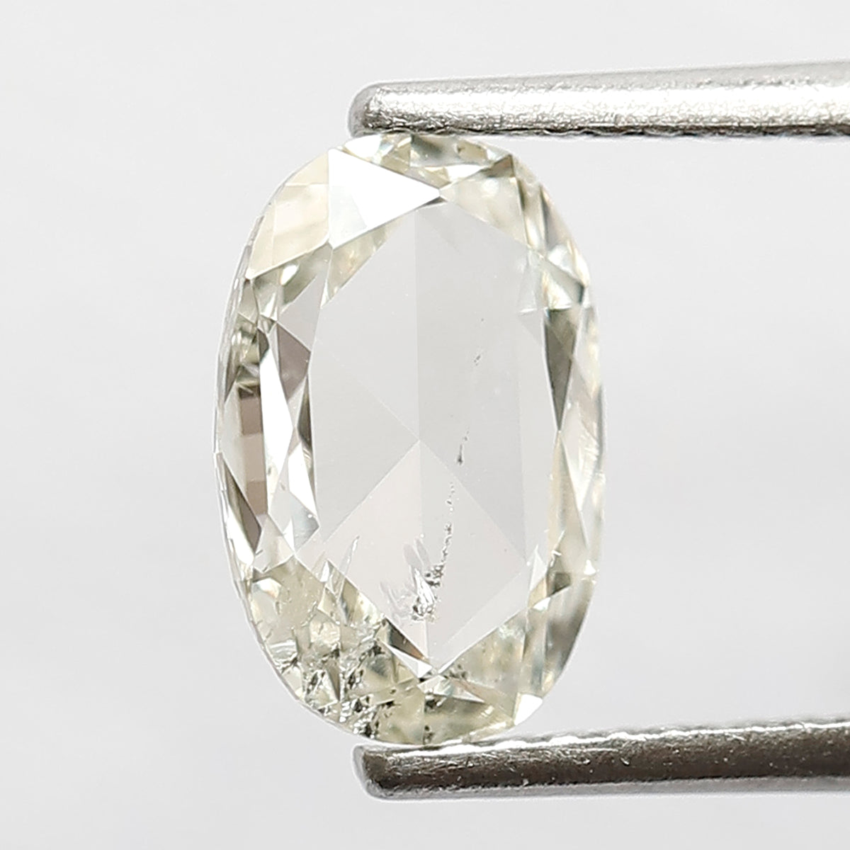 1.15 CT Natural IJ Color SI Clarity Diamond 9.20 MM Loose Natural Oval Shape Rose Cut Diamond Custom Engagement Ring