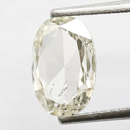 1.15 CT Natural IJ Color SI Clarity Diamond 9.20 MM Loose Natural Oval Shape Rose Cut Diamond Custom Engagement Ring