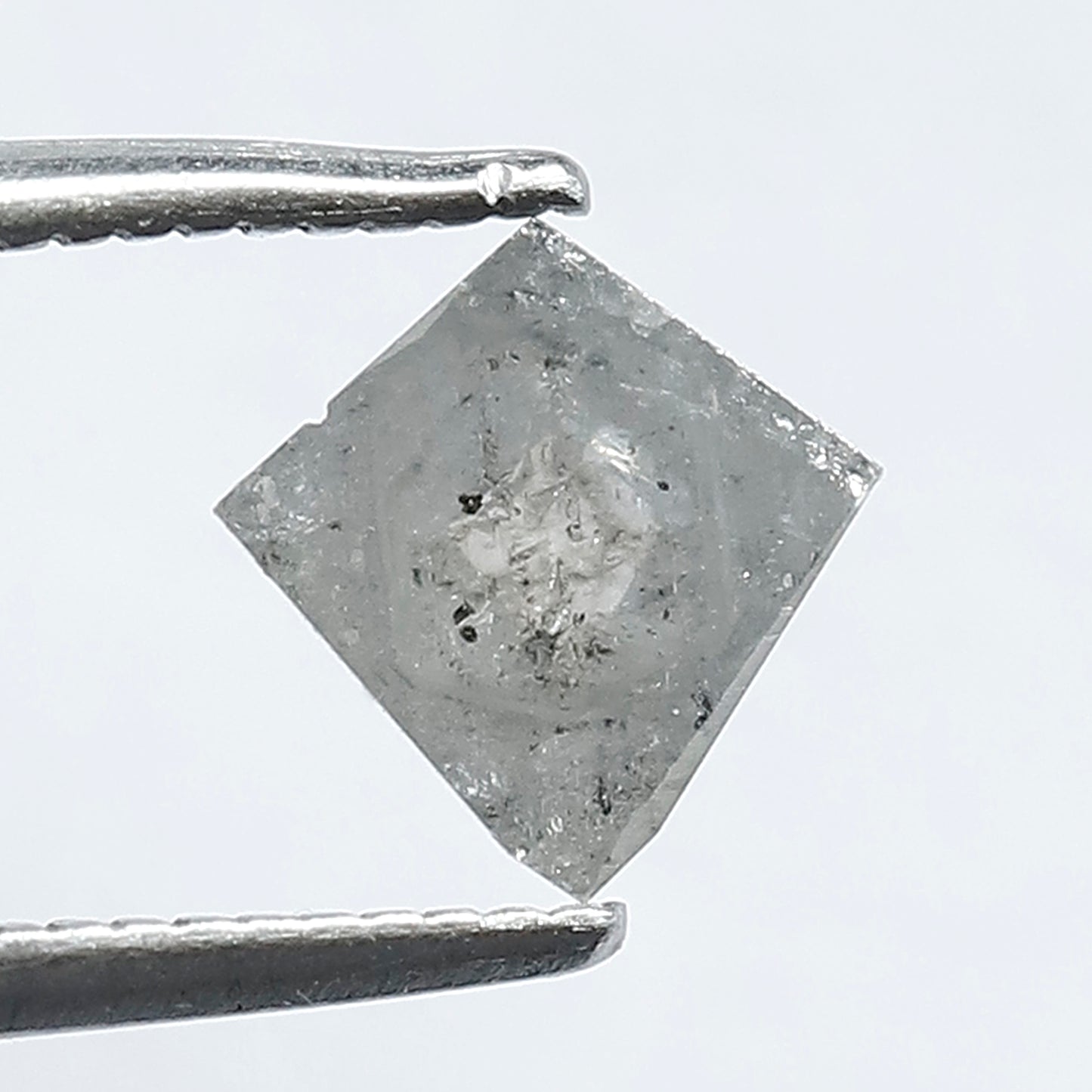 0.54 CT Kite Shape Grey Color Salt and Pepper Loose Natural Diamond