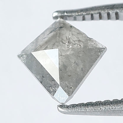 0.54 CT Kite Shape Grey Color Salt and Pepper Loose Natural Diamond