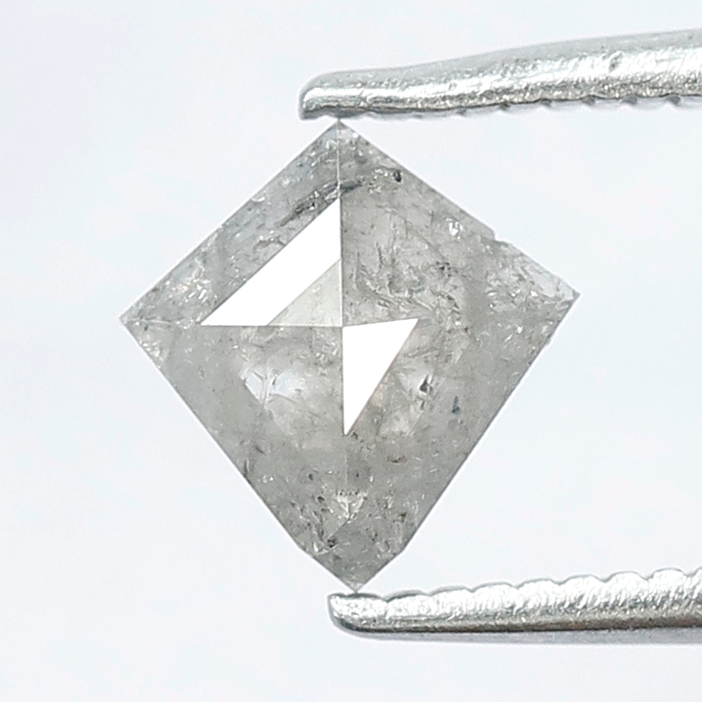 0.54 CT Kite Shape Grey Color Salt and Pepper Loose Natural Diamond