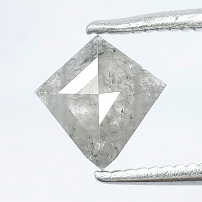 0.54 CT Kite Shape Grey Color Salt and Pepper Loose Natural Diamond