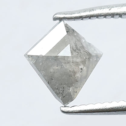 0.54 CT Kite Shape Grey Color Salt and Pepper Loose Natural Diamond
