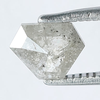 0.62 CT Antique Half Cut Modified Shape Salt and Pepper Loose  Diamond