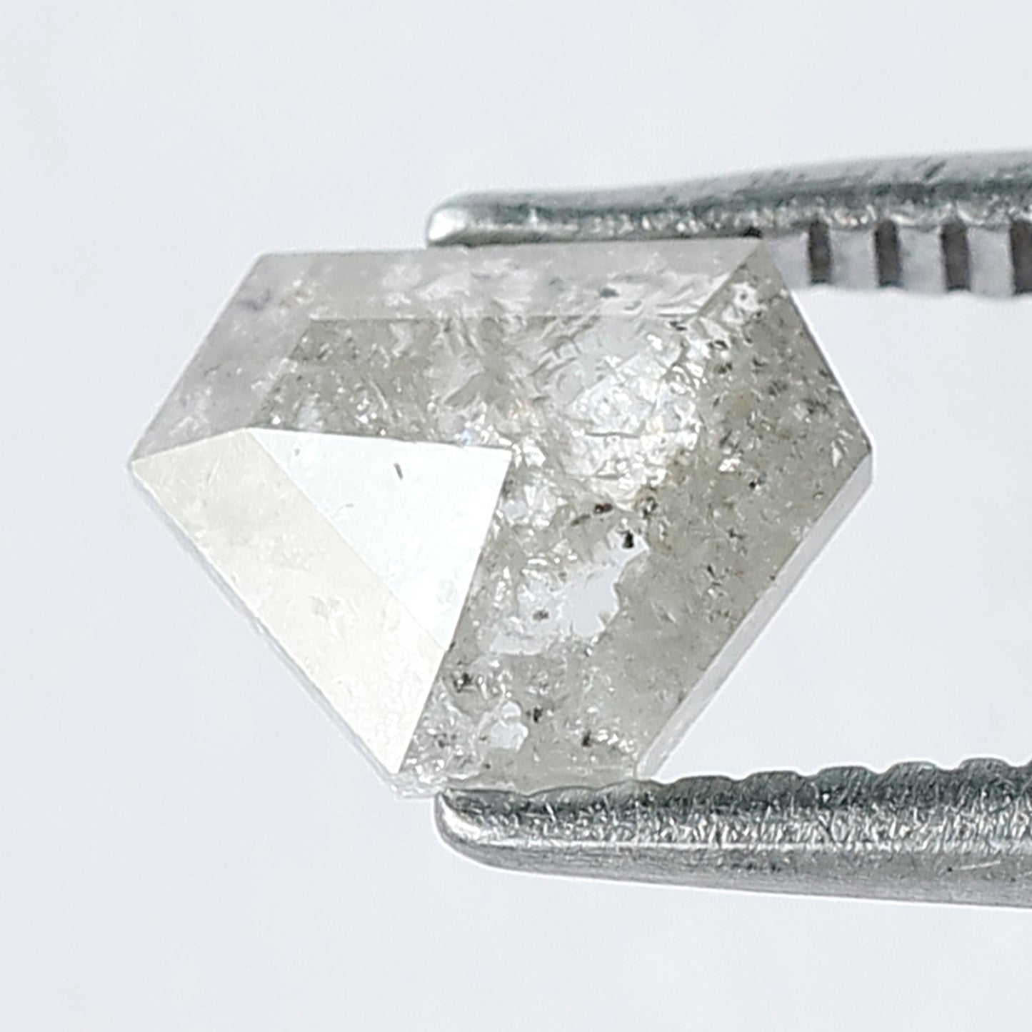 0.62 CT Antique Half Cut Modified Shape Salt and Pepper Loose  Diamond
