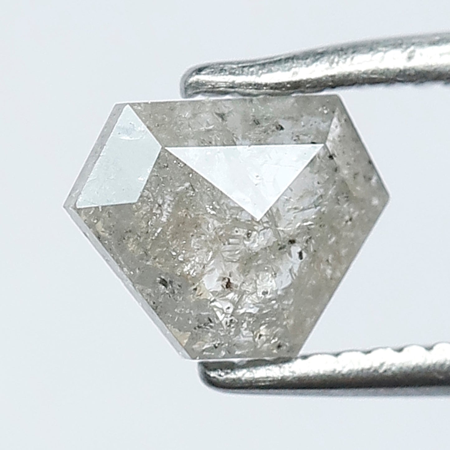 0.62 CT Antique Half Cut Modified Shape Salt and Pepper Loose  Diamond