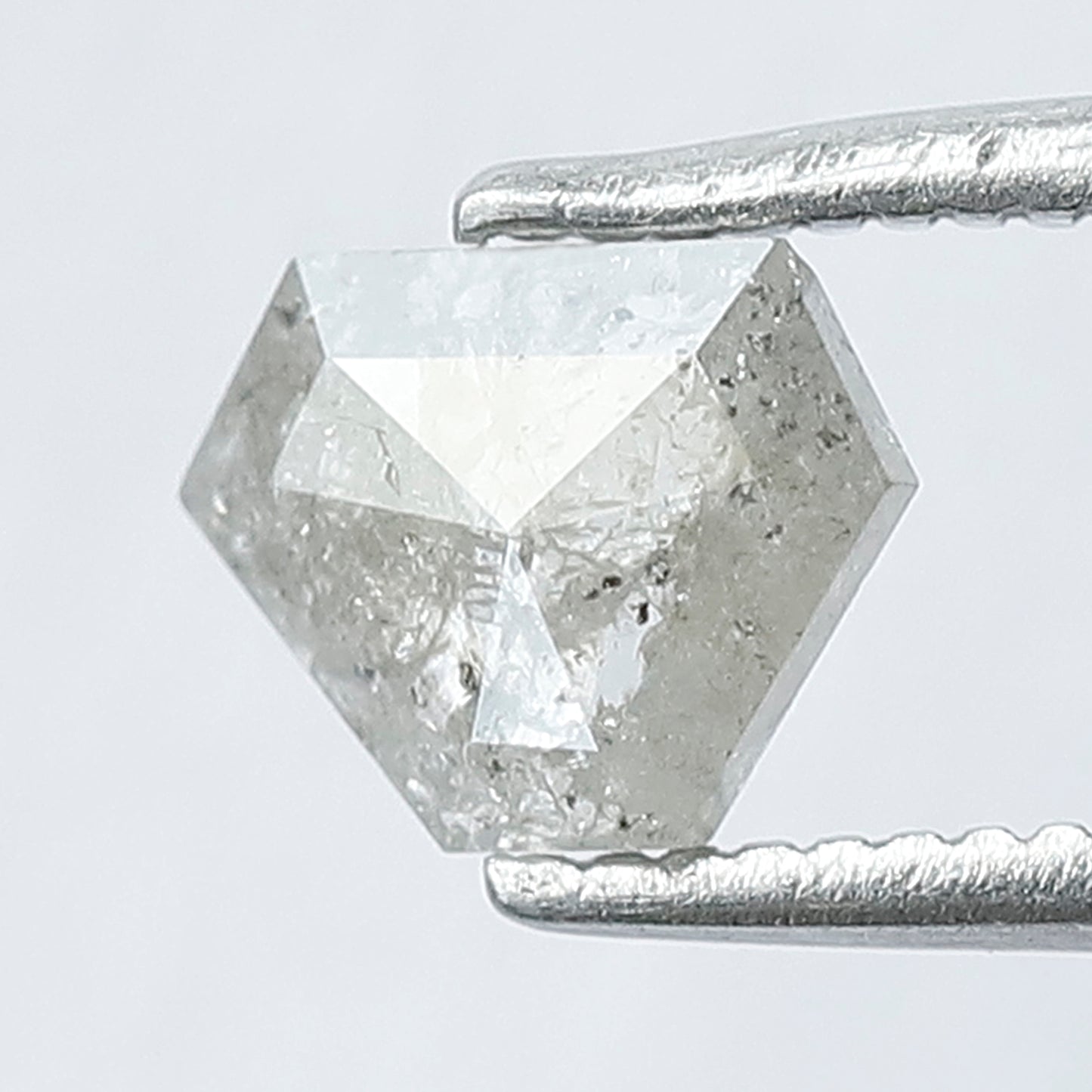 0.62 CT Antique Half Cut Modified Shape Salt and Pepper Loose  Diamond