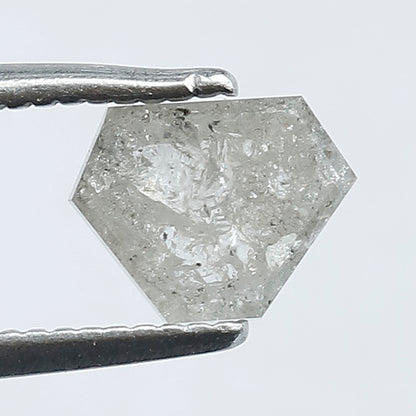 0.62 CT Antique Half Cut Modified Shape Salt and Pepper Loose  Diamond