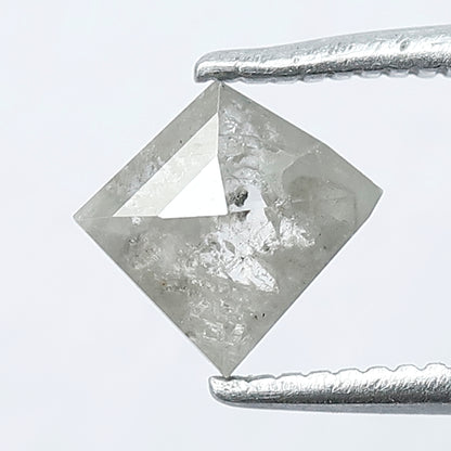 0.56 CT Cloudy Grey Color Kite Shape Salt and Pepper Loose Diamond