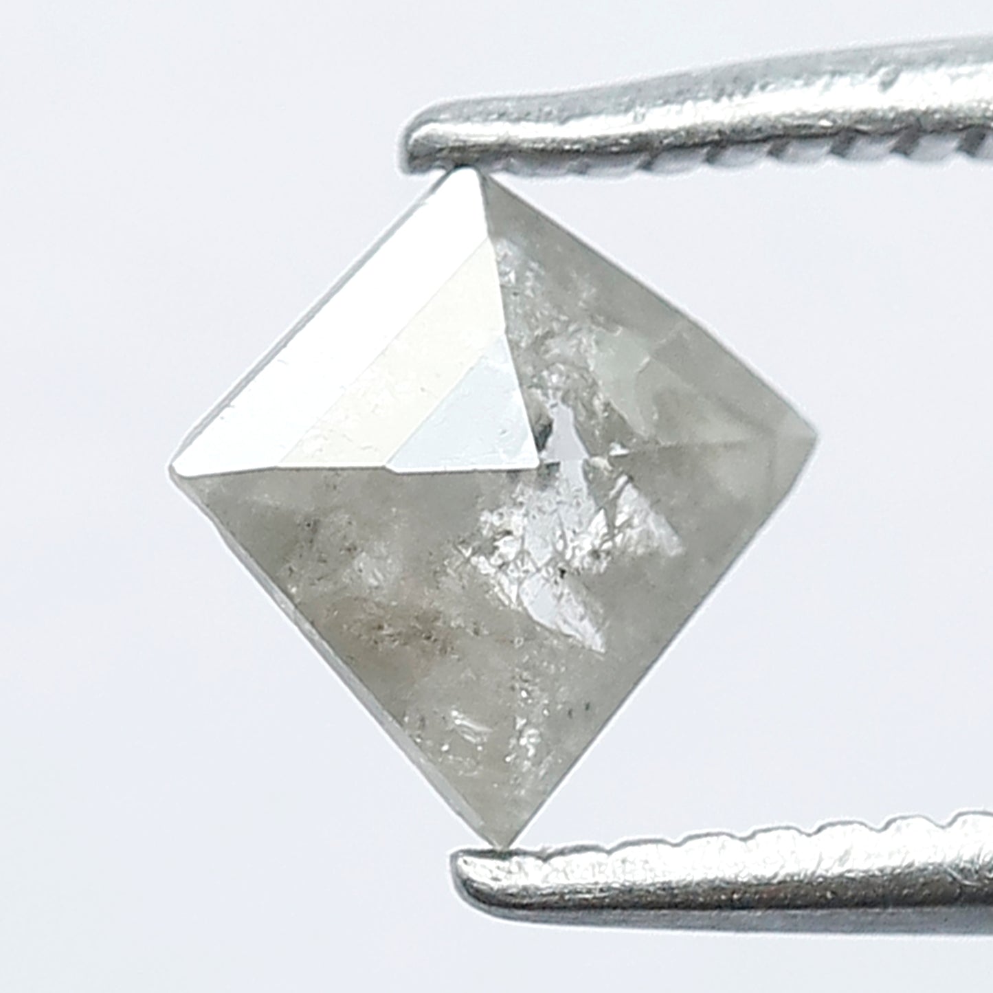 0.56 CT Cloudy Grey Color Kite Shape Salt and Pepper Loose Diamond