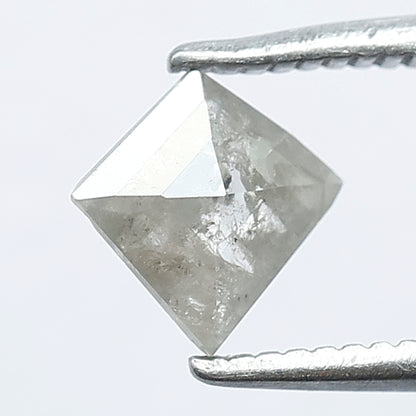 0.56 CT Cloudy Grey Color Kite Shape Salt and Pepper Loose Diamond