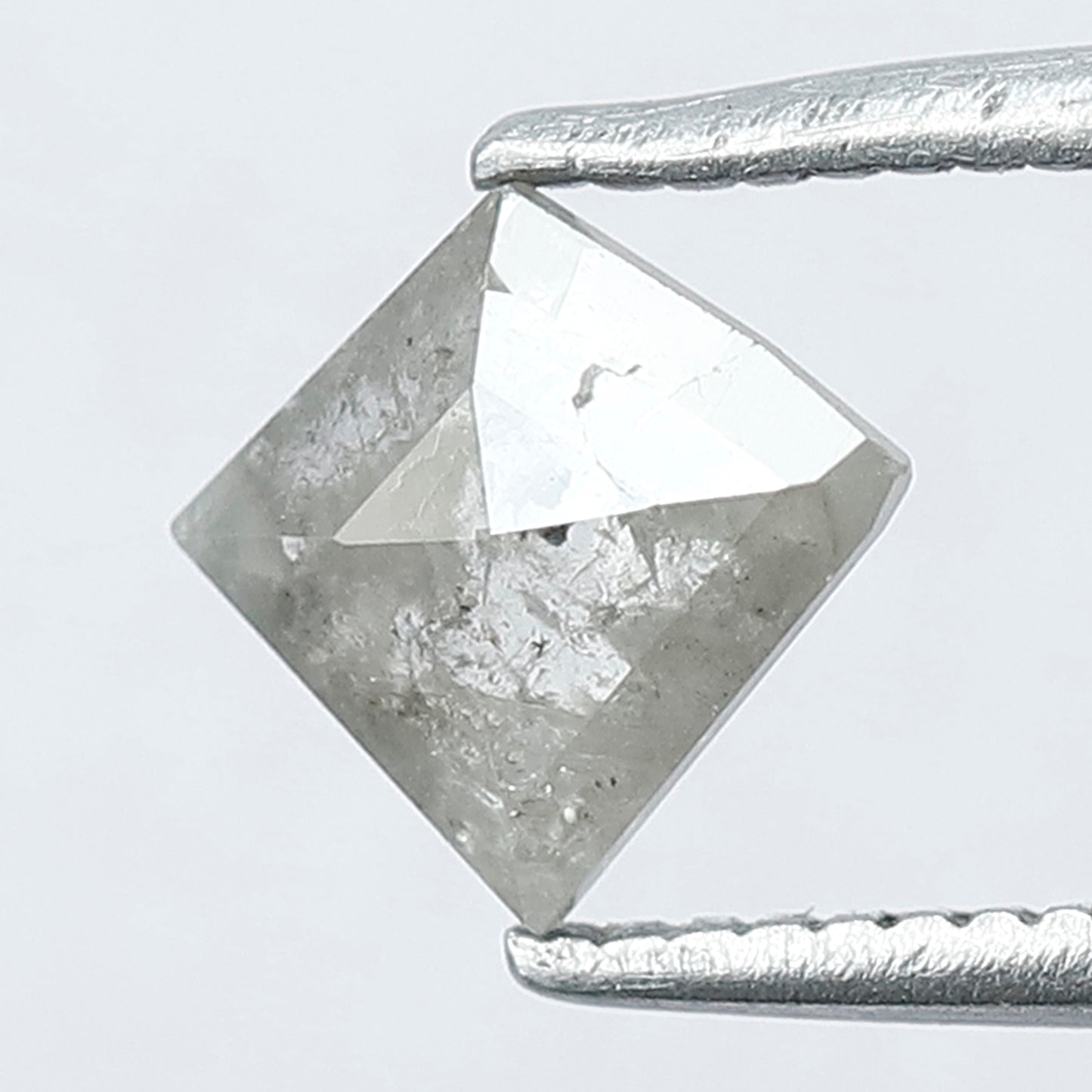 0.56 CT Cloudy Grey Color Kite Shape Salt and Pepper Loose Diamond