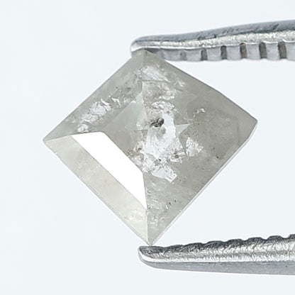 0.56 CT Cloudy Grey Color Kite Shape Salt and Pepper Loose Diamond