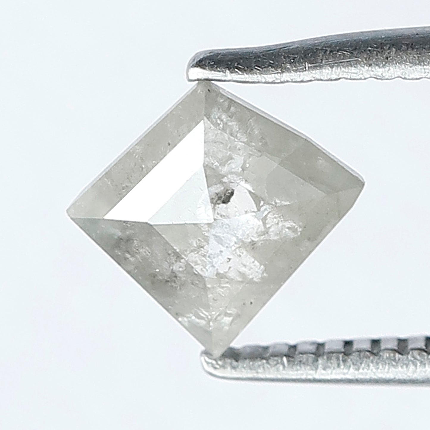 0.56 CT Cloudy Grey Color Kite Shape Salt and Pepper Loose Diamond