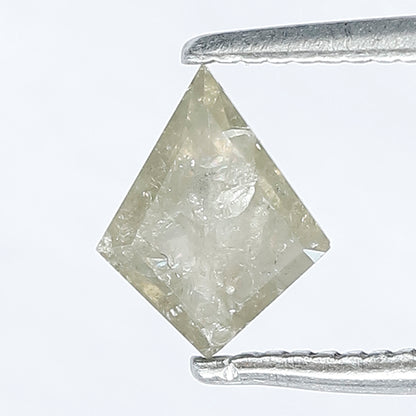 0.52 CT Light Yellow Color Kite Shape Salt and Pepper Loose Natural Diamond