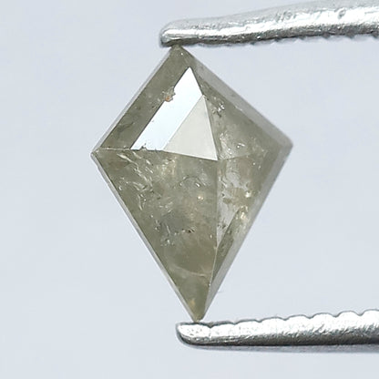 0.52 CT Light Yellow Color Kite Shape Salt and Pepper Loose Natural Diamond