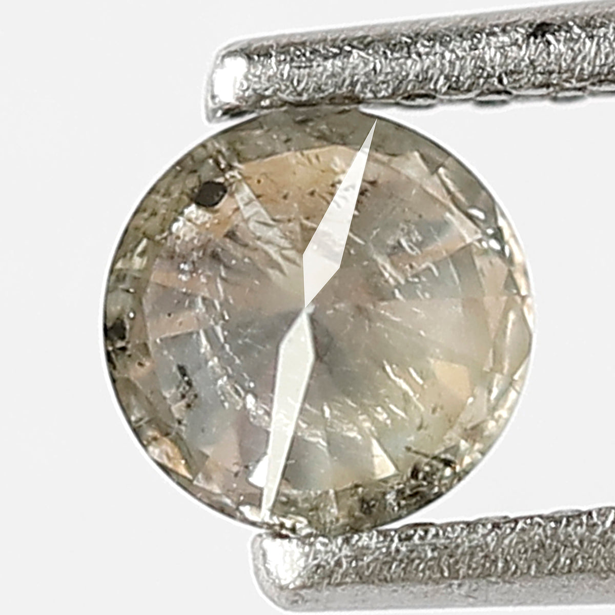 0.36 CT Natural Grey Black Color Diamond Loose Natural 4.5 MM Conflict Free Salt and Pepper Diamond For Bespoke Jewelry